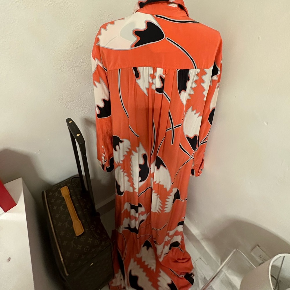 Dianne Von Furstenberg maxi dress vintage nice condition 🪽Adorable - Picture 3 of 7